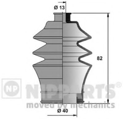 комплект маншон, кормилно управление N2844019