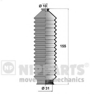 комплект маншон, кормилно управление N2851011