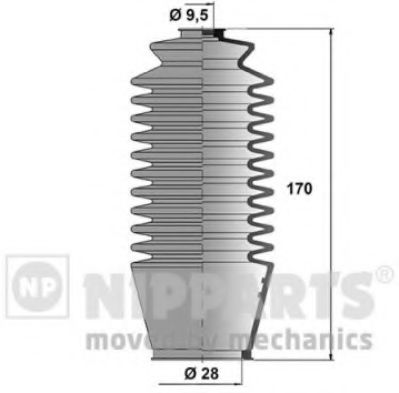 комплект маншон, кормилно управление N2852005