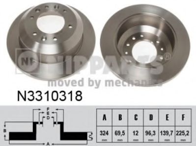 спирачен диск N3310318