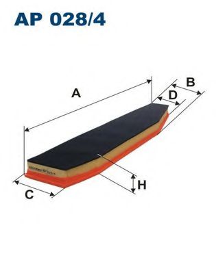 въздушен филтър AP028/4