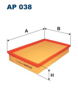 въздушен филтър AP038