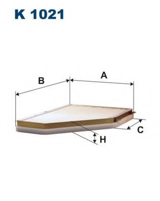филтър, въздух за вътрешно пространство K1021