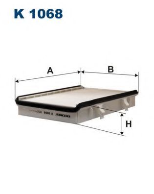 филтър, въздух за вътрешно пространство K1068