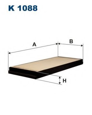 филтър, въздух за вътрешно пространство K1088