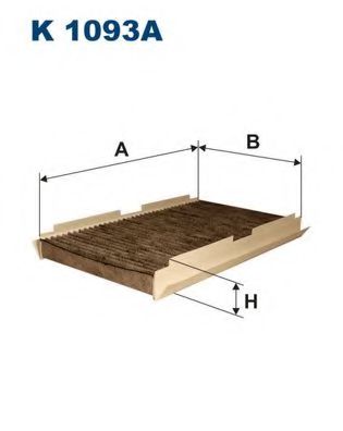 филтър, въздух за вътрешно пространство K1093A