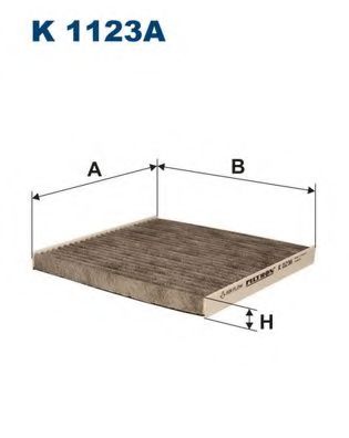 филтър, въздух за вътрешно пространство K1123A