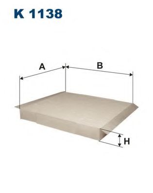 филтър, въздух за вътрешно пространство K1138