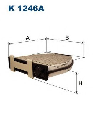 филтър, въздух за вътрешно пространство K1246A