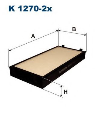 филтър, въздух за вътрешно пространство K1270-2x