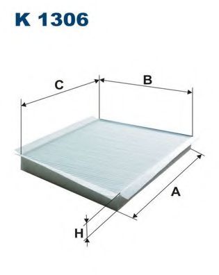 филтър, въздух за вътрешно пространство K1306