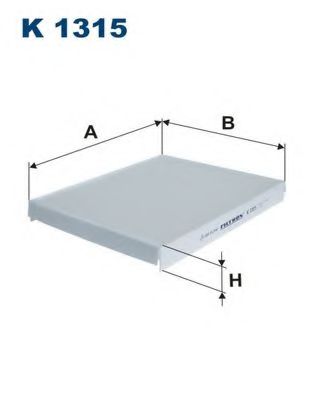 филтър, въздух за вътрешно пространство K1315