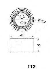 ремъчен обтегач, ангренаж 45-01-112