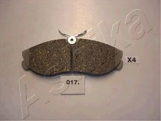 комплект спирачно феродо, дискови спирачки 50-00-017
