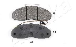 комплект спирачно феродо, дискови спирачки 50-01-196
