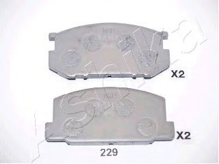 комплект спирачно феродо, дискови спирачки 50-02-229