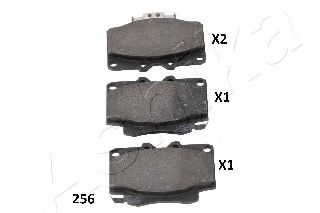 комплект спирачно феродо, дискови спирачки 50-02-256