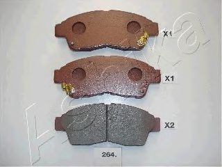 комплект спирачно феродо, дискови спирачки 50-02-264