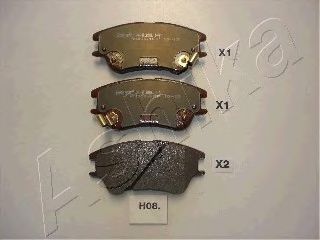 комплект спирачно феродо, дискови спирачки 50-H0-008