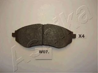 комплект спирачно феродо, дискови спирачки 50-W0-007