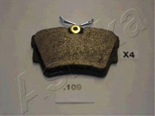 комплект спирачно феродо, дискови спирачки 51-01-109