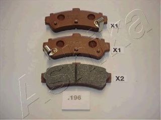 комплект спирачно феродо, дискови спирачки 51-01-196