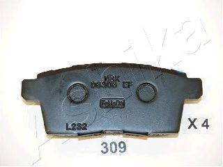 комплект спирачно феродо, дискови спирачки 51-03-309