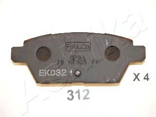 комплект спирачно феродо, дискови спирачки 51-03-312