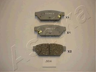 комплект спирачно феродо, дискови спирачки 51-05-504