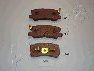 комплект спирачно феродо, дискови спирачки