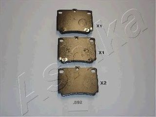 комплект спирачно феродо, дискови спирачки 51-05-592