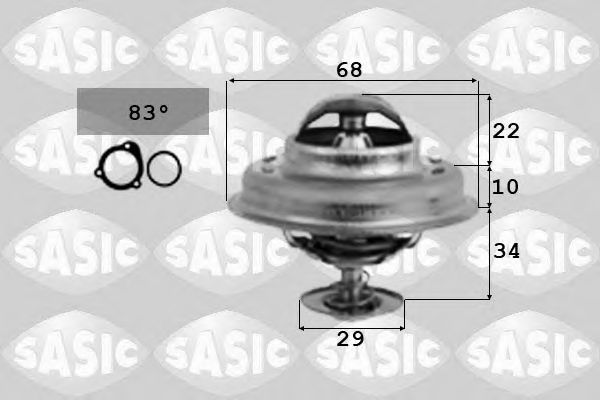 термостат, охладителна течност 3381251