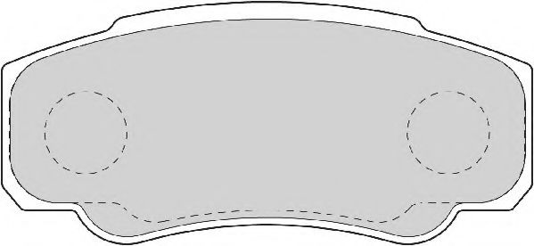 комплект спирачно феродо, дискови спирачки