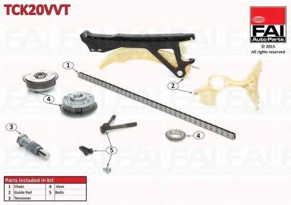 комплект ангренажна верига