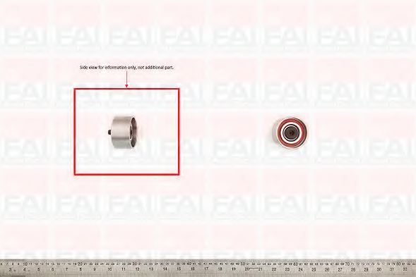 паразитна/ водеща ролка, зъбен ремък