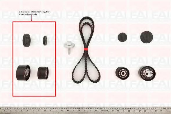 комплект ангренажен ремък