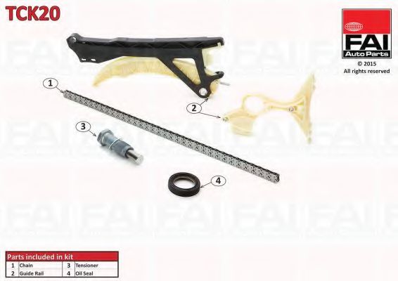 комплект ангренажна верига