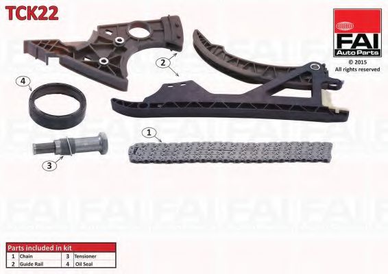 комплект ангренажна верига