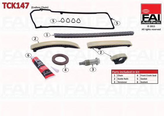 комплект ангренажна верига