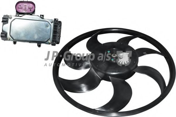 електромотор, вентилатор на радиатора