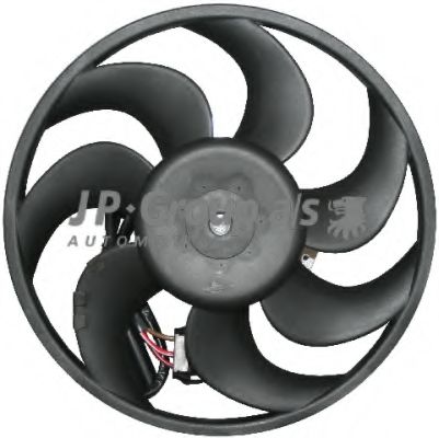 електромотор, вентилатор на радиатора