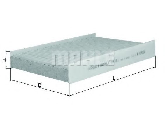 филтър, въздух за вътрешно пространство LAK 811