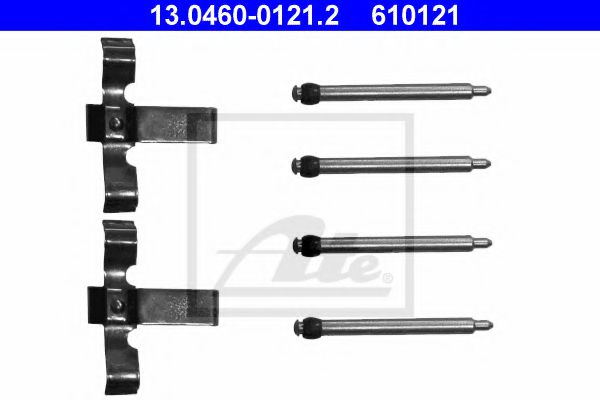 комплект принадлежности, дискови накладки 13.0460-0121.2