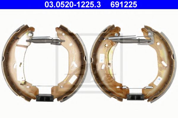 комплект спирачна челюст 03.0520-1225.3