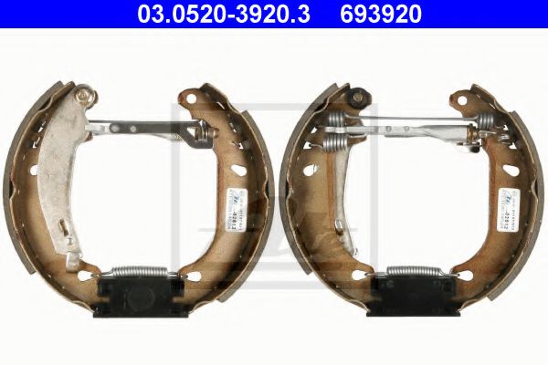 комплект спирачна челюст 03.0520-3920.3