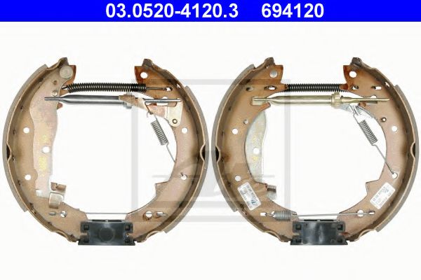 комплект спирачна челюст 03.0520-4120.3