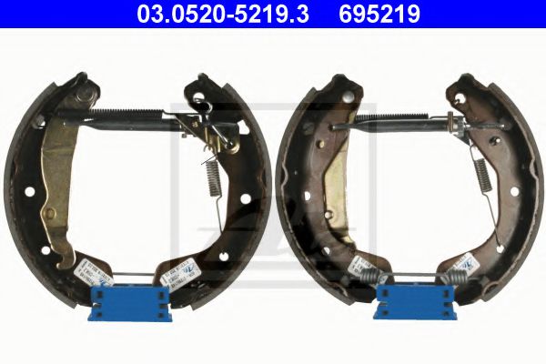 комплект спирачна челюст 03.0520-5219.3