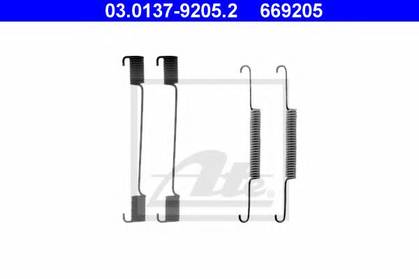комплект принадлежности, спирани челюсти 03.0137-9205.2
