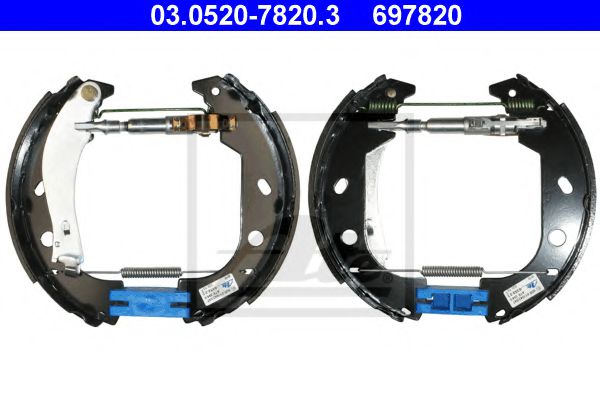 комплект спирачна челюст 03.0520-7820.3