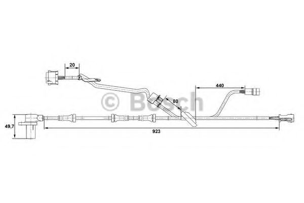 датчик, обороти на колелото 0 265 006 571